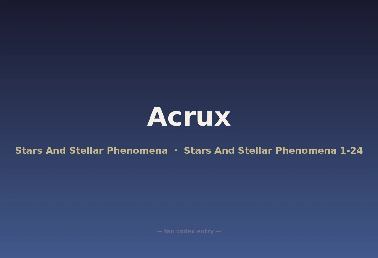 Acrux