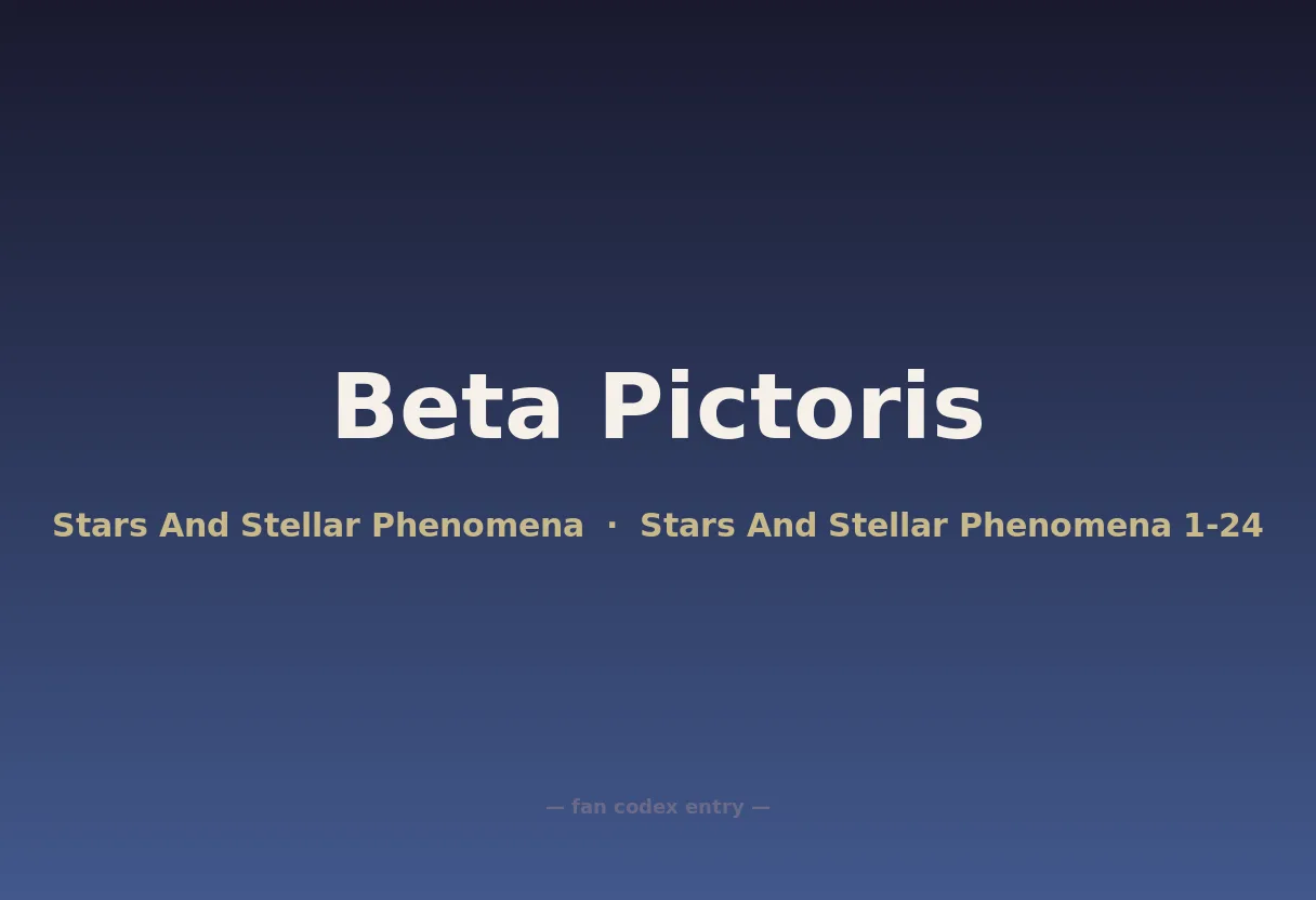 Beta Pictoris